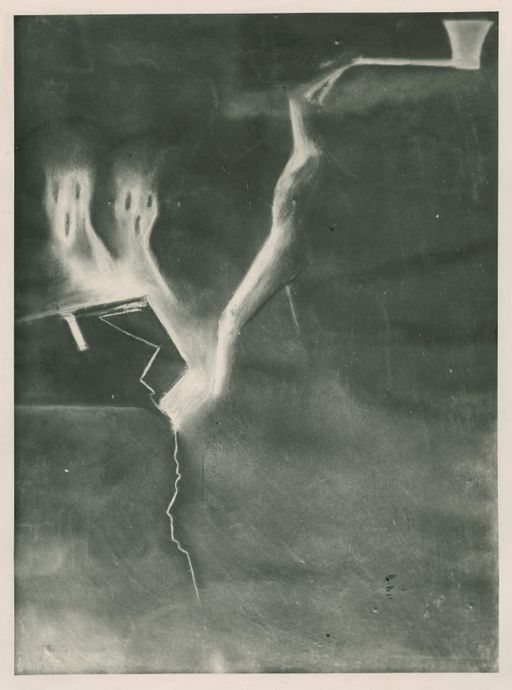 M. K. Čiurlionis, Audra (Storm), panel 4 of the six-painting cycle, archival reproduction