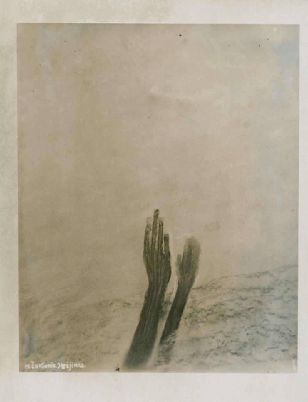 M. K. Čiurlionis, Ilgesys (Longing), 1908, archival reproduction