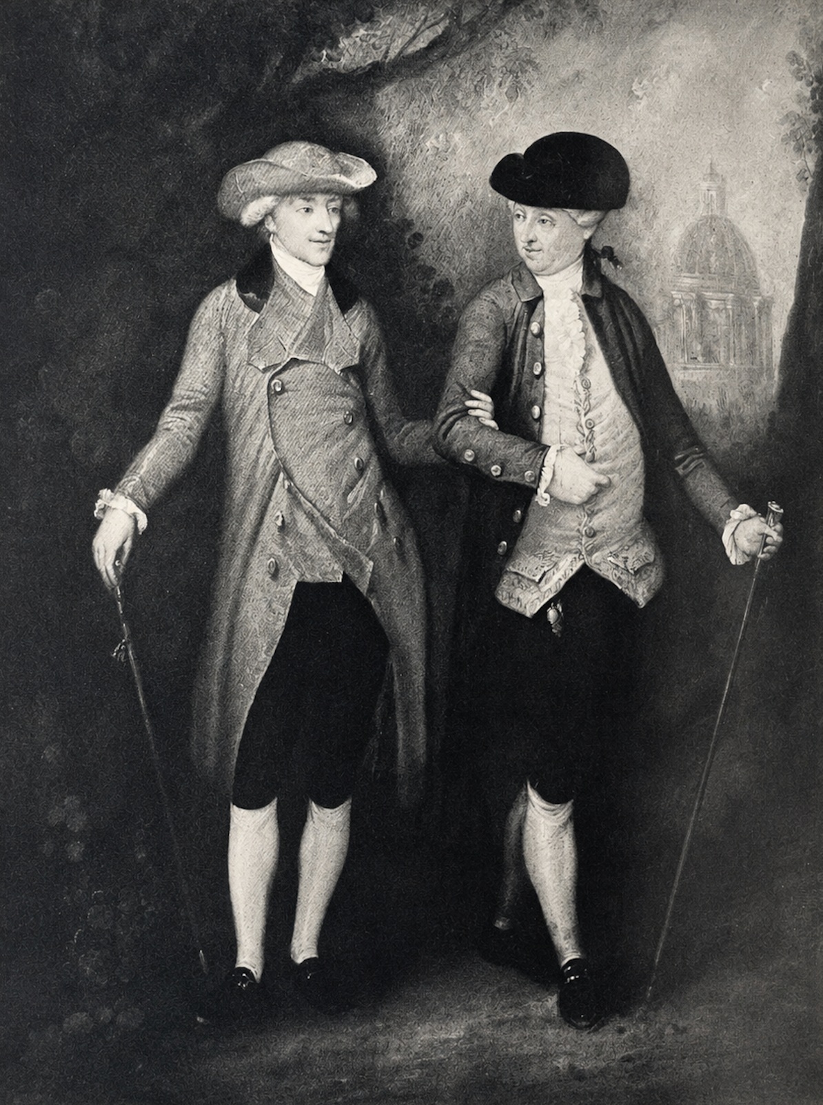 Philip Yorke, 3rd Earl of Hardwicke, with Colonel Wettstein by Franciszek Smuglewicz
