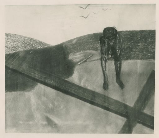 M. K. Čiurlionis, Audra (Burza), część 6 z cyklu sześciu obrazów, reprodukcja archiwalna