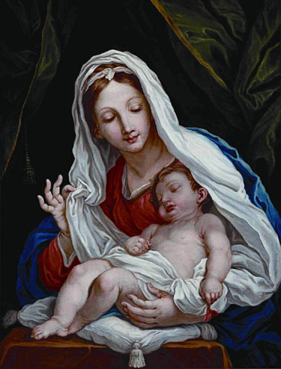 Szymon Czechowicz, Madonna with Sleeping Child Jesus