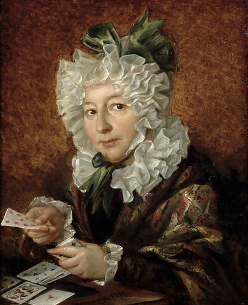 Walenty Wańkowicz, Kobieta układająca pasjansa (Woman Playing Solitaire), 1829